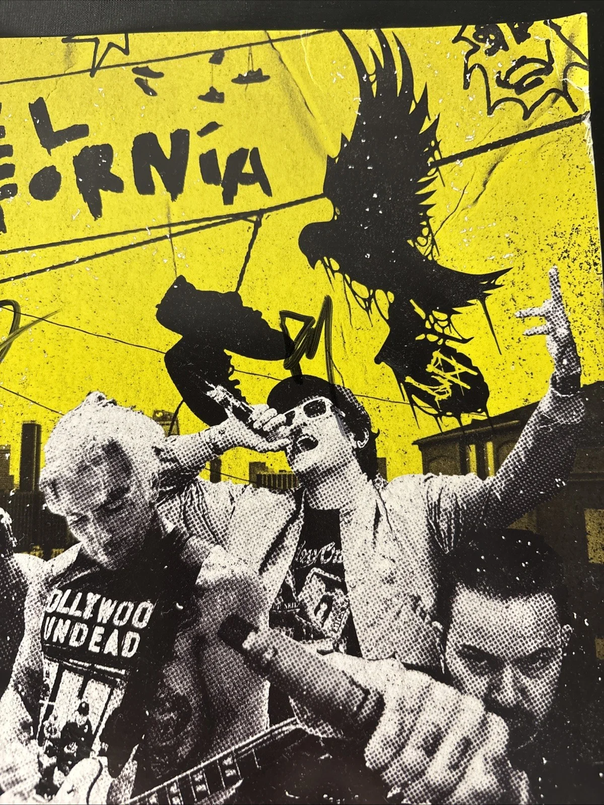 Hollywood Undead Hotel Kalifornia Tour Poster 11x 17 Autographed, изображение 4