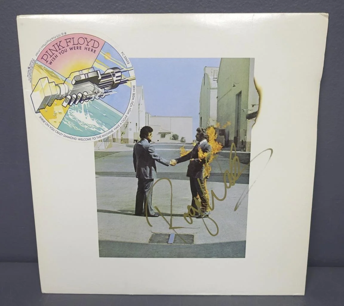 Signed Roger Waters Pink Floyd Wish You Were Here U.S. Pressing Vinyl COA-READ, изображение 2