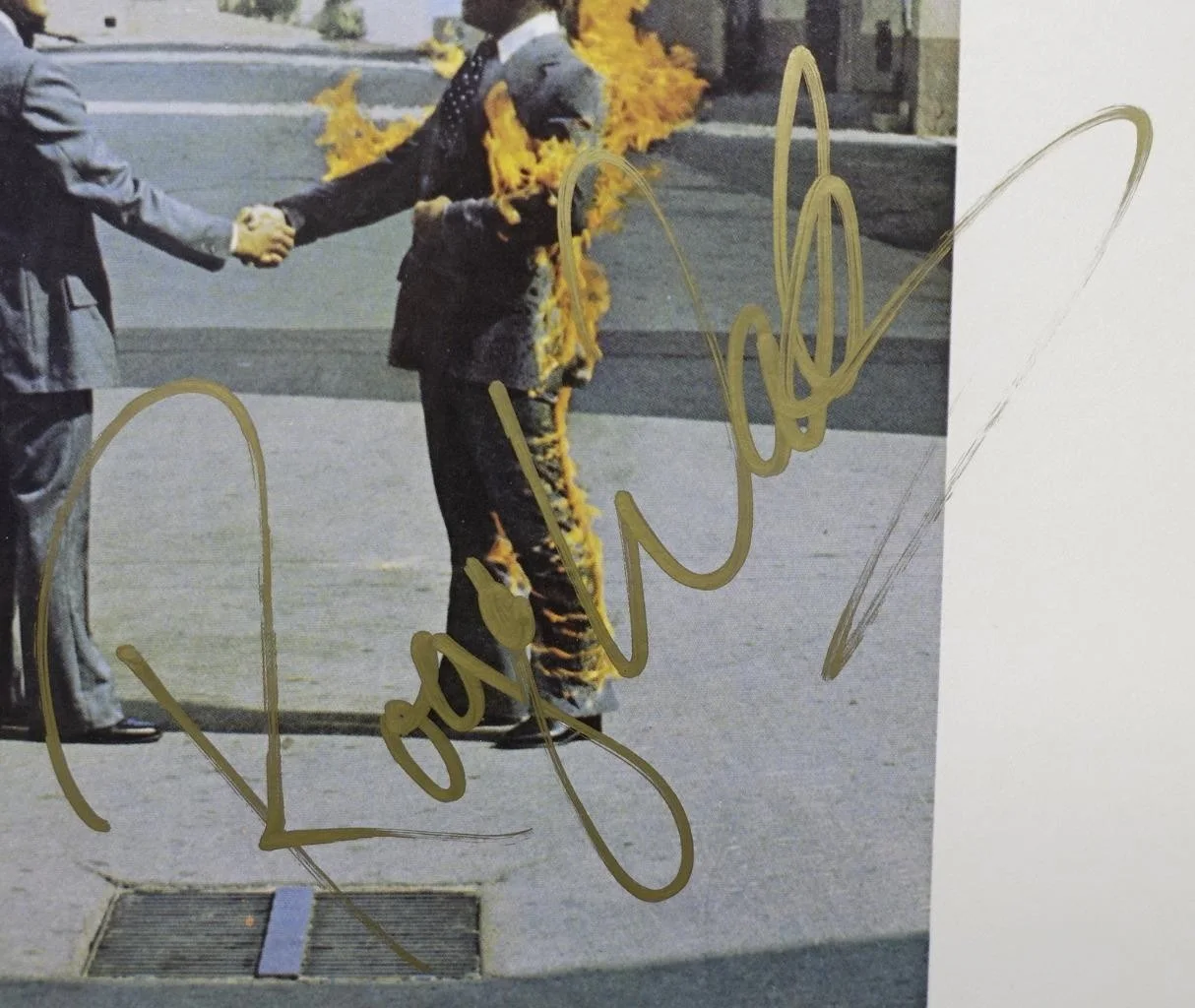 Signed Roger Waters Pink Floyd Wish You Were Here U.S. Pressing Vinyl COA-READ, изображение 3
