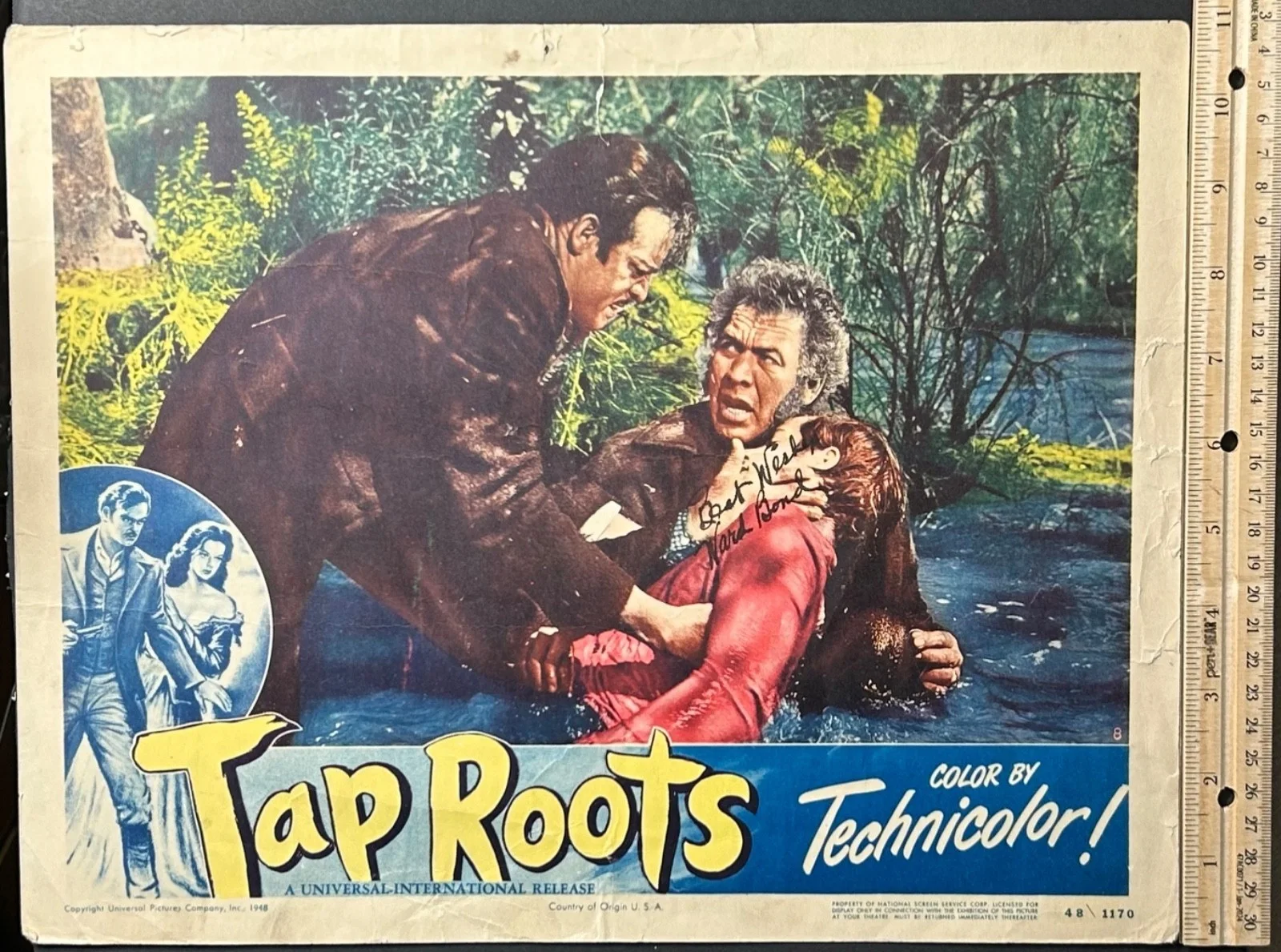 WARD BOND—SIGNED—WONDERFUL LIFE•MALTESE FALCON•GWTW•JOHN FORD•WAGON TRAIN, изображение 2