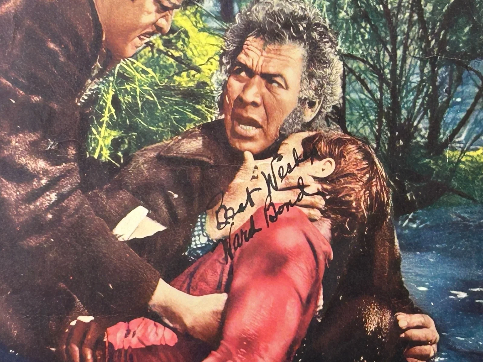 WARD BOND—SIGNED—WONDERFUL LIFE•MALTESE FALCON•GWTW•JOHN FORD•WAGON TRAIN, изображение 3