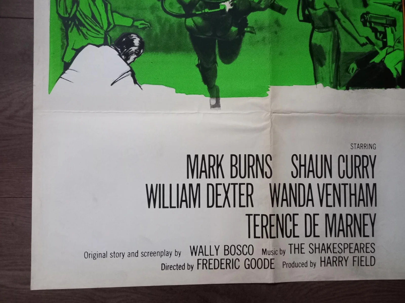 DEATH IS A WOMAN 1966 BRITISH QUAD POSTER PATSY ANN NOBLE MARK BURNS SHAUN CURRY, image 2