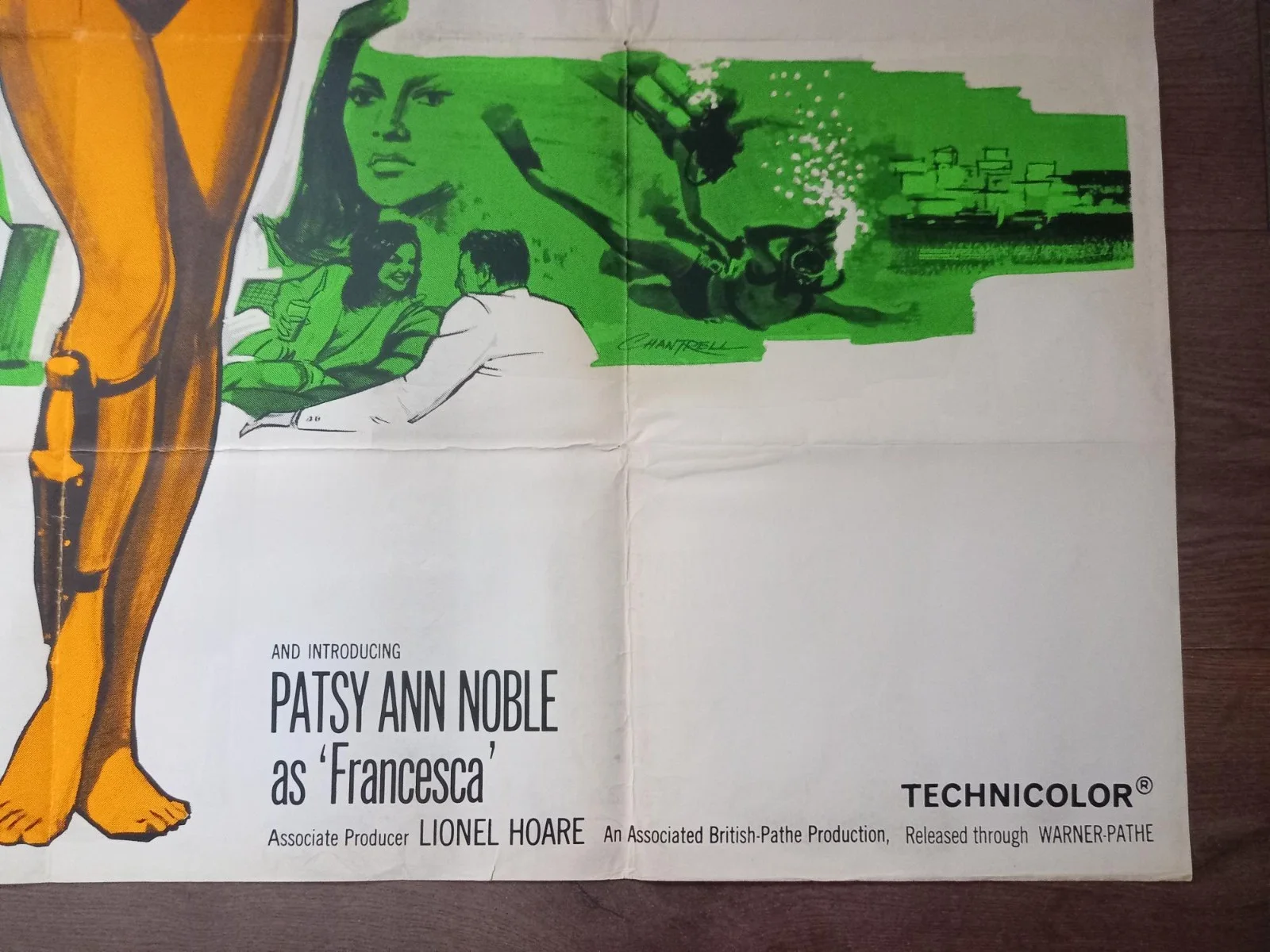 DEATH IS A WOMAN 1966 BRITISH QUAD POSTER PATSY ANN NOBLE MARK BURNS SHAUN CURRY, image 5