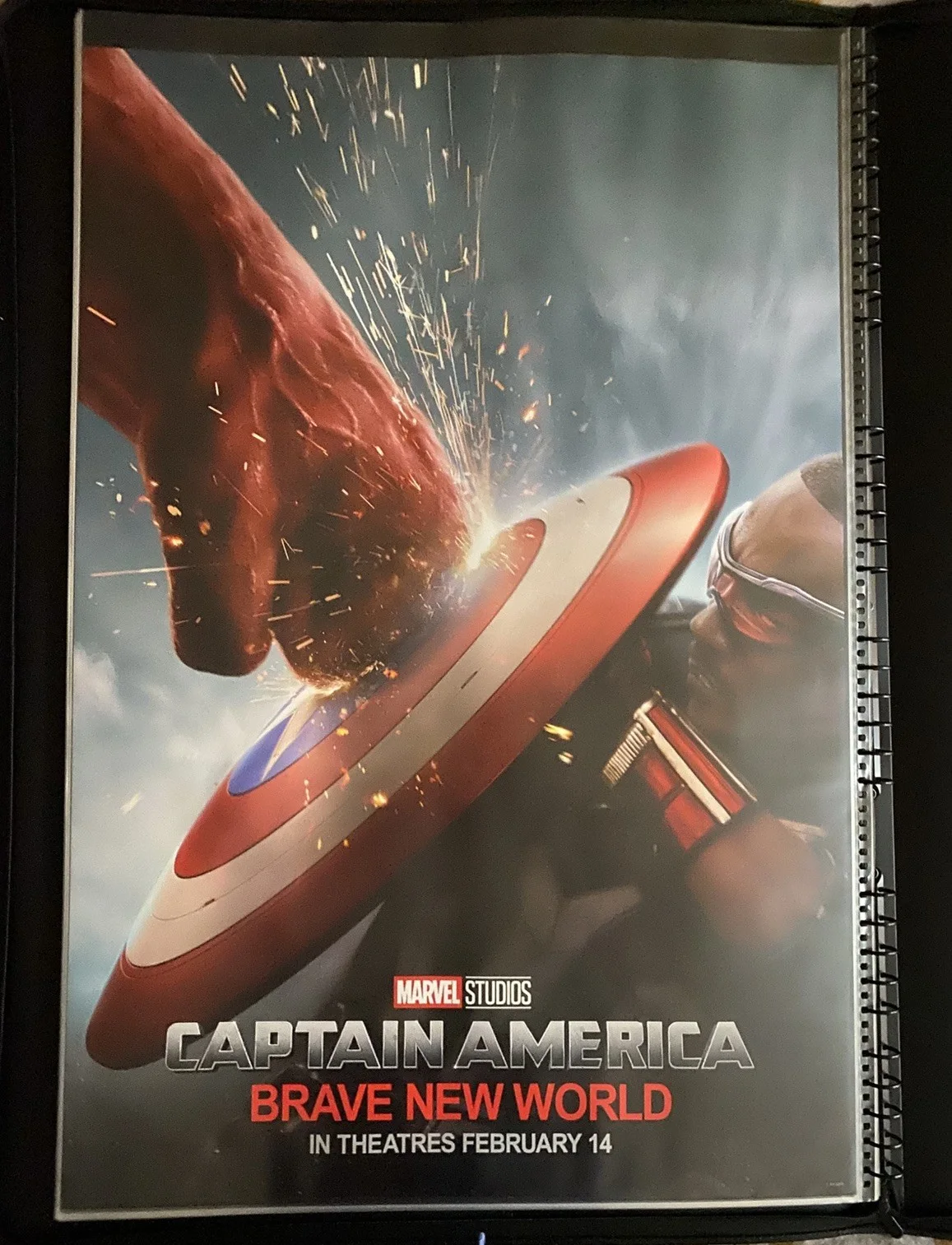 CAPTAIN AMERICA BRAVE NEW WORLD US 1 SHEET POSTER 27" X 40" DBL SIDED MARVEL NEW, изображение 2