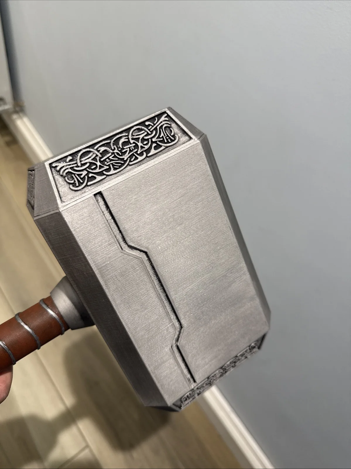 Mjolnir Thor Hammer – Hand-Finished Display Prop – Large 3D Printed Replica, image 3