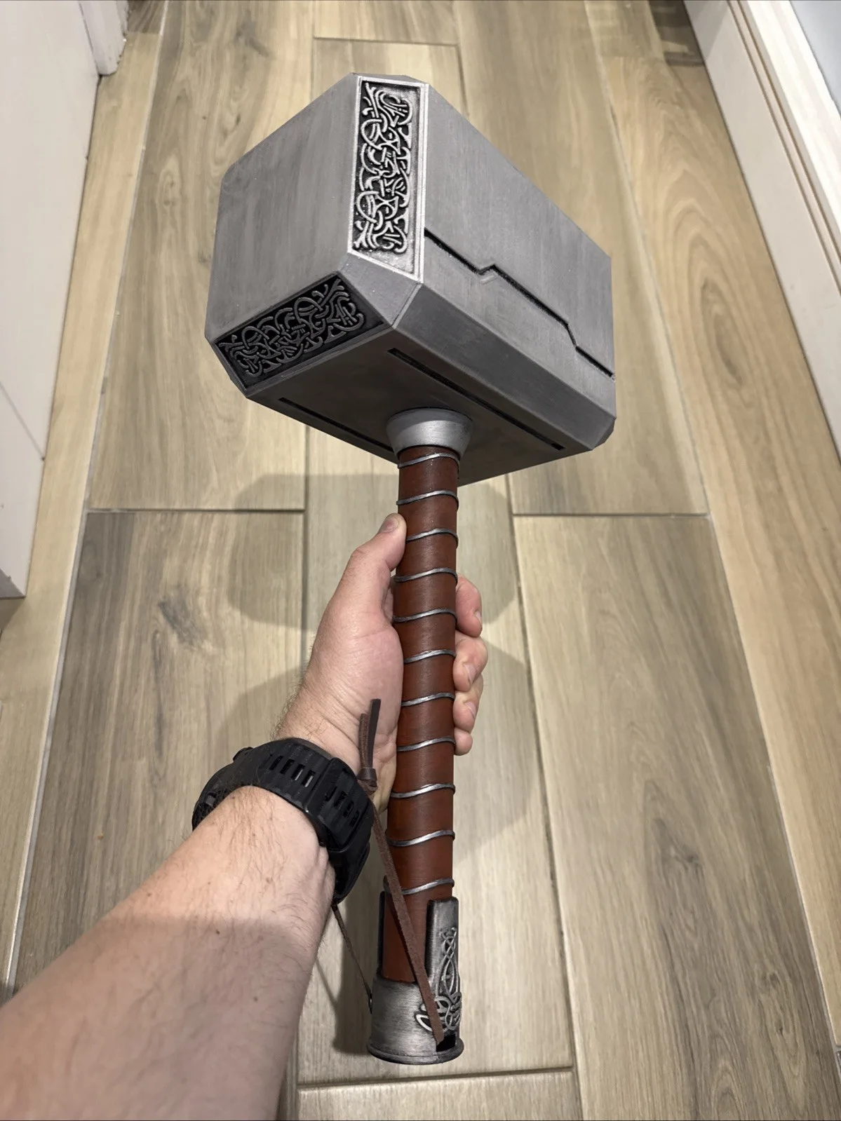 Mjolnir Thor Hammer – Hand-Finished Display Prop – Large 3D Printed Replica, image 4