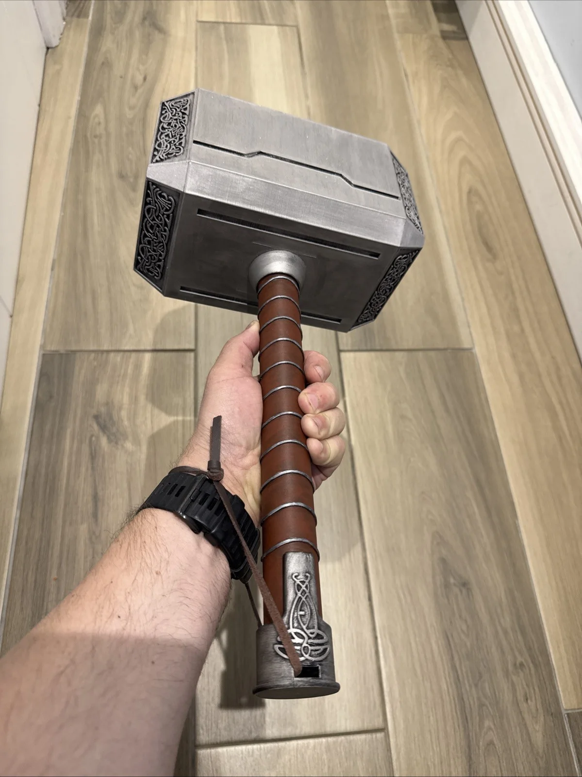Mjolnir Thor Hammer – Hand-Finished Display Prop – Large 3D Printed Replica, image 5