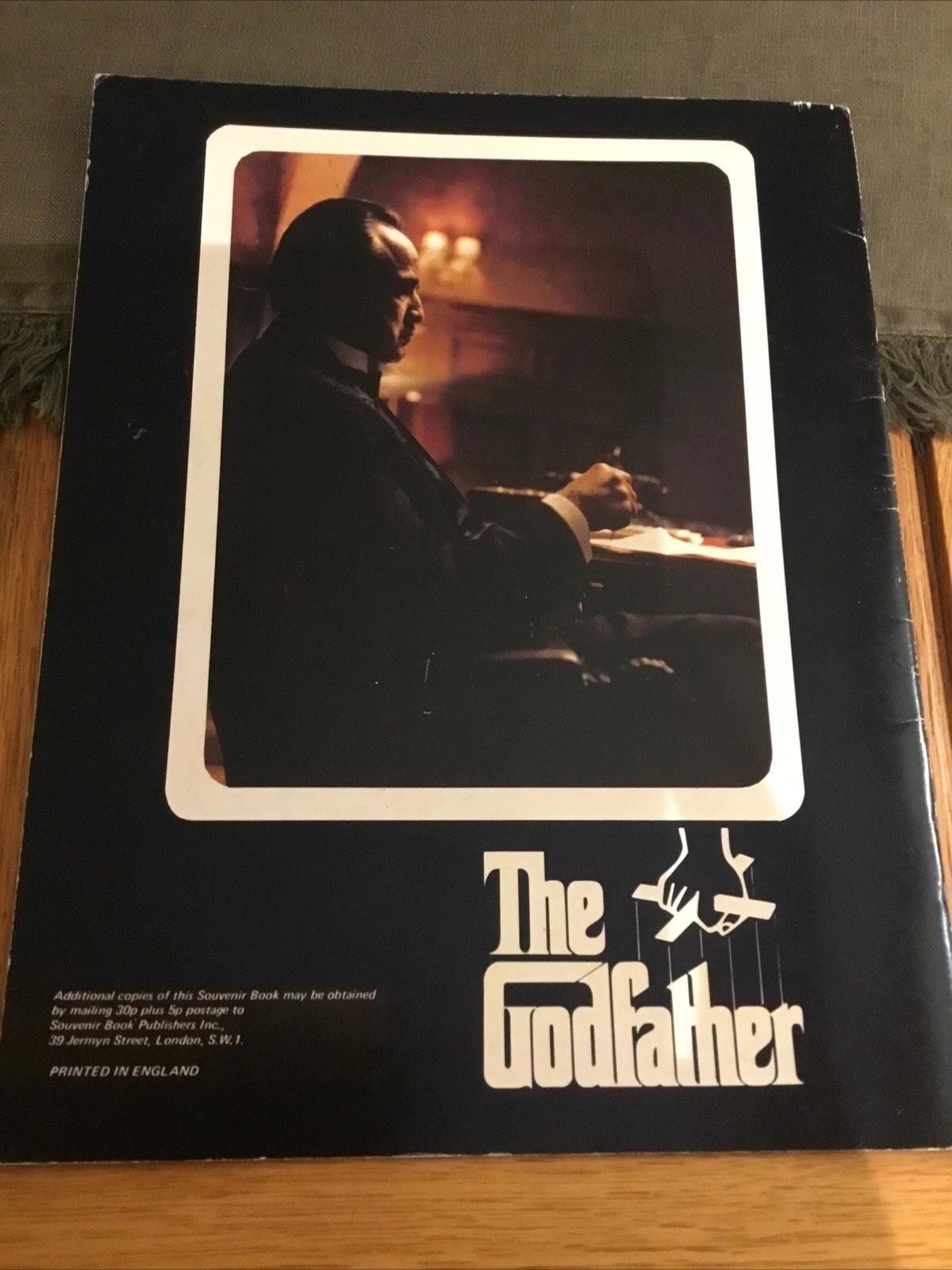 1972 The Godfather Film Original Premiere Brochure Marlon Brando Al Pacino, изображение 2