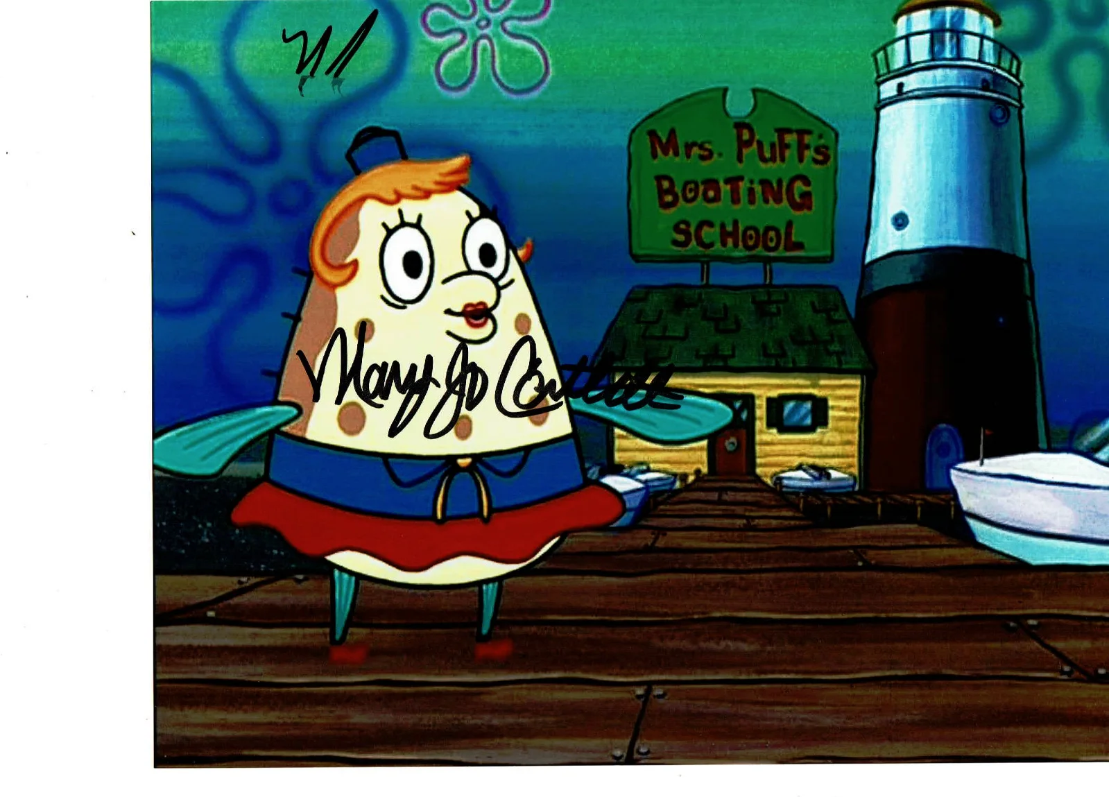 Mary Jo Catlett — Mary Jo Catlett autographed 8x10 photo voice Mrs Puff SpongeBob