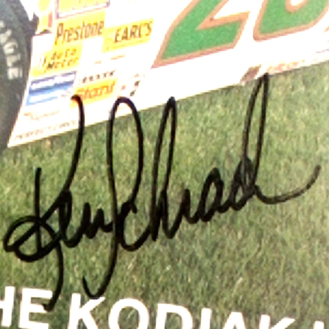 Ken Schrader Autograph NASCAR 6"x9" Fan Club Card #93-006 (2 Item Lot) Free Ship, изображение 2