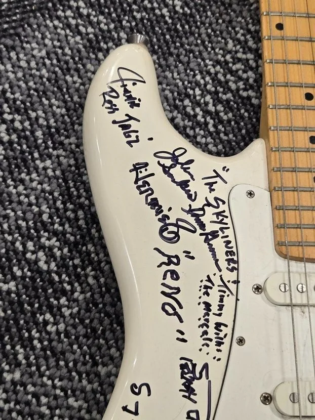 Pittsburgh Oldies All Stars Signed Full Size Electric Guitar In Person 2023, изображение 5
