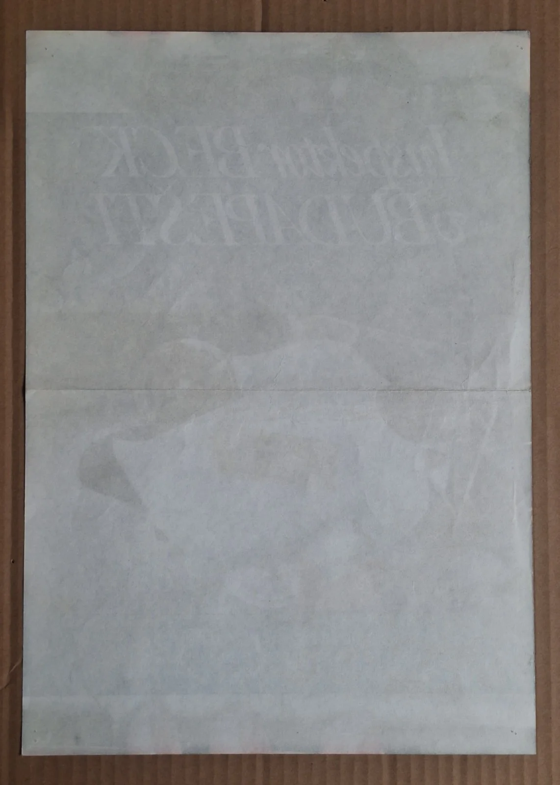 THE MAN WHO WENT UP IN SMOKE 1981, ORIGINAL A3 CZECH MOVIE POSTER, MILAN GRYGAR, изображение 3