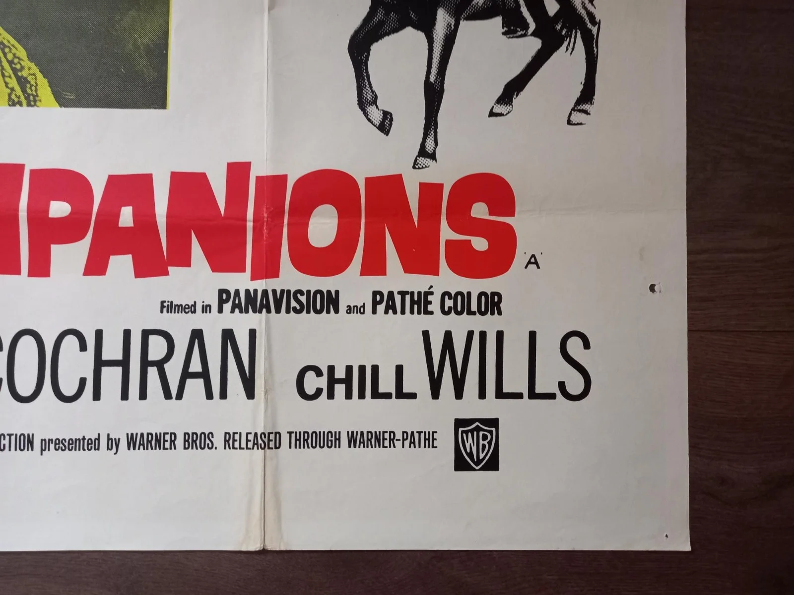 THE DEADLY COMPANIONS 1961 BRITISH QUAD POSTER MAUREEN O'HARA BRIAN KEITH, image 5