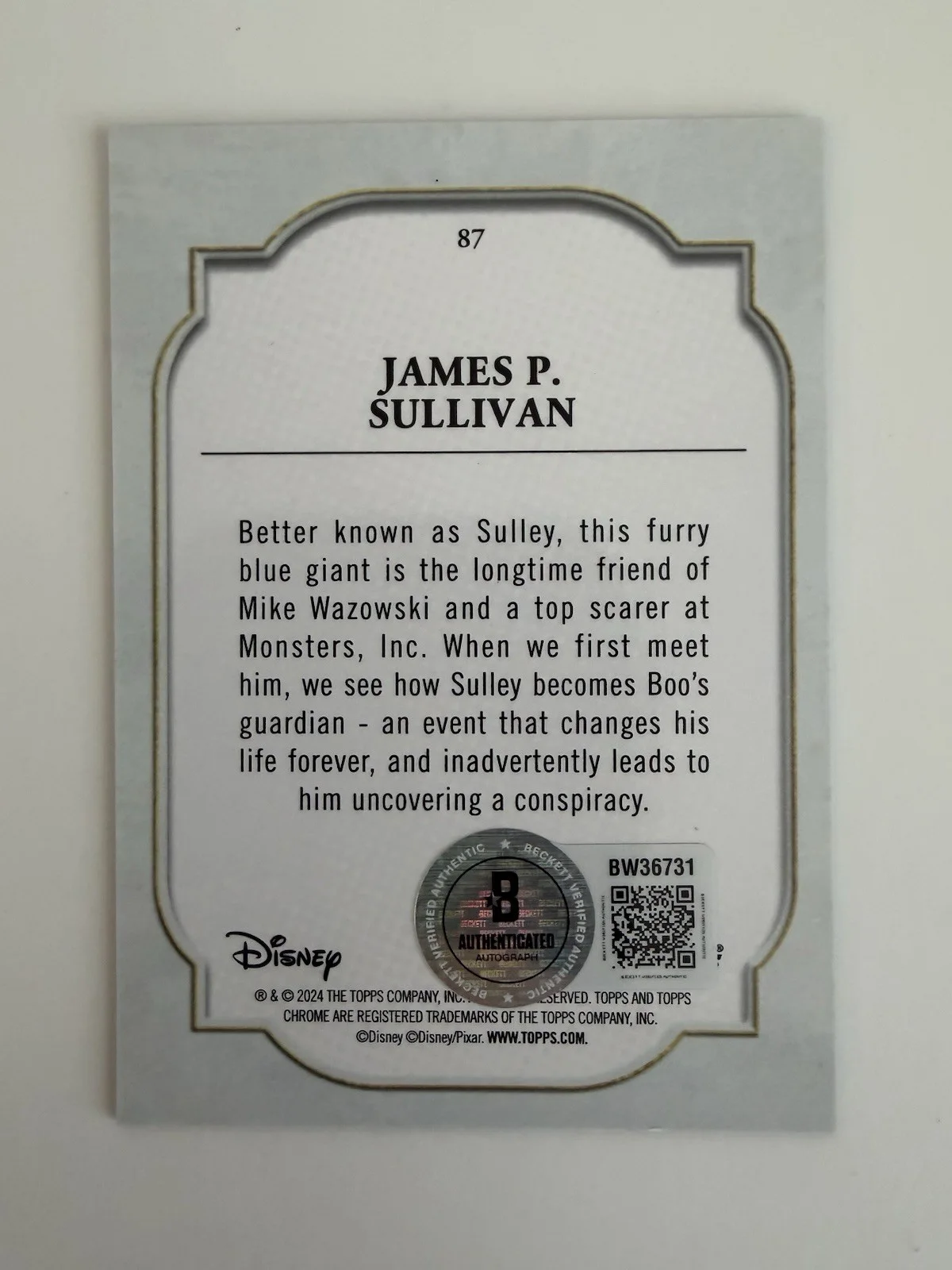 John Goodman — John Goodman Signed Card Autograph Authenticated Beckett Monsters Inc, image 2