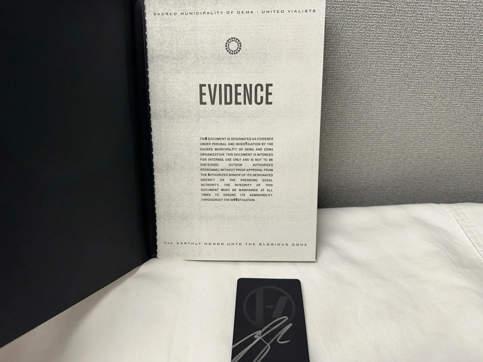 Twenty One Pilots Clancy CD Journal Signed Bookmark Autographed Sacred Dema, image 3