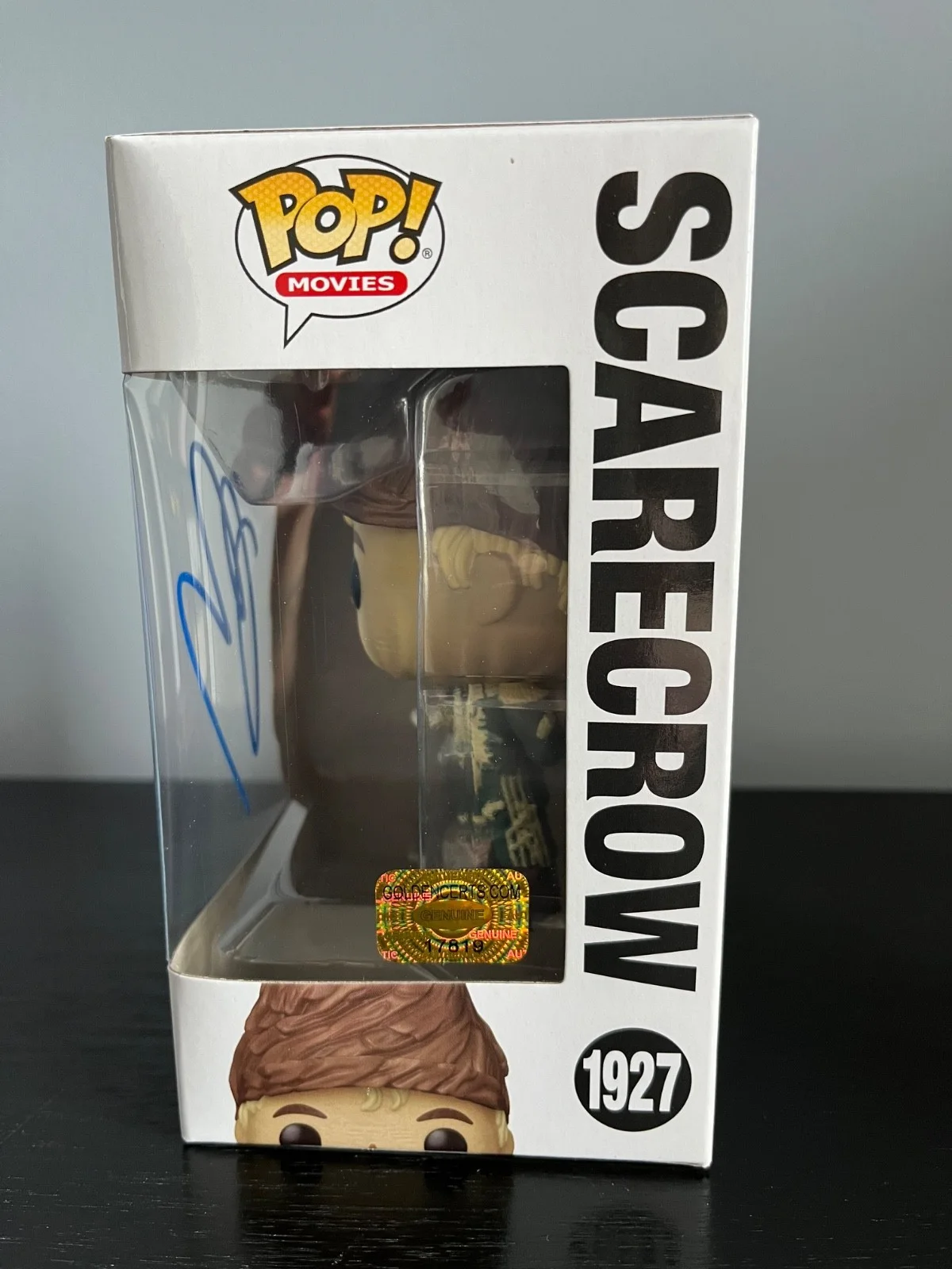 Jonathan Bailey — Jonathan Bailey Hand Signed SCARECROW Funko Pop #1927 WICKED FOR GOOD COA, изображение 5