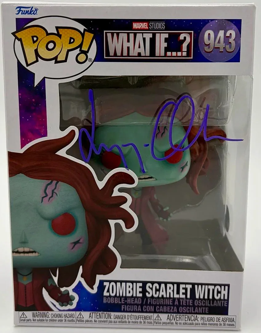 Elizabeth Olsen — Elizabeth Olsen signed "Zombie Scarlett Witch" Funko #943 (Marvel) - Beckett COA