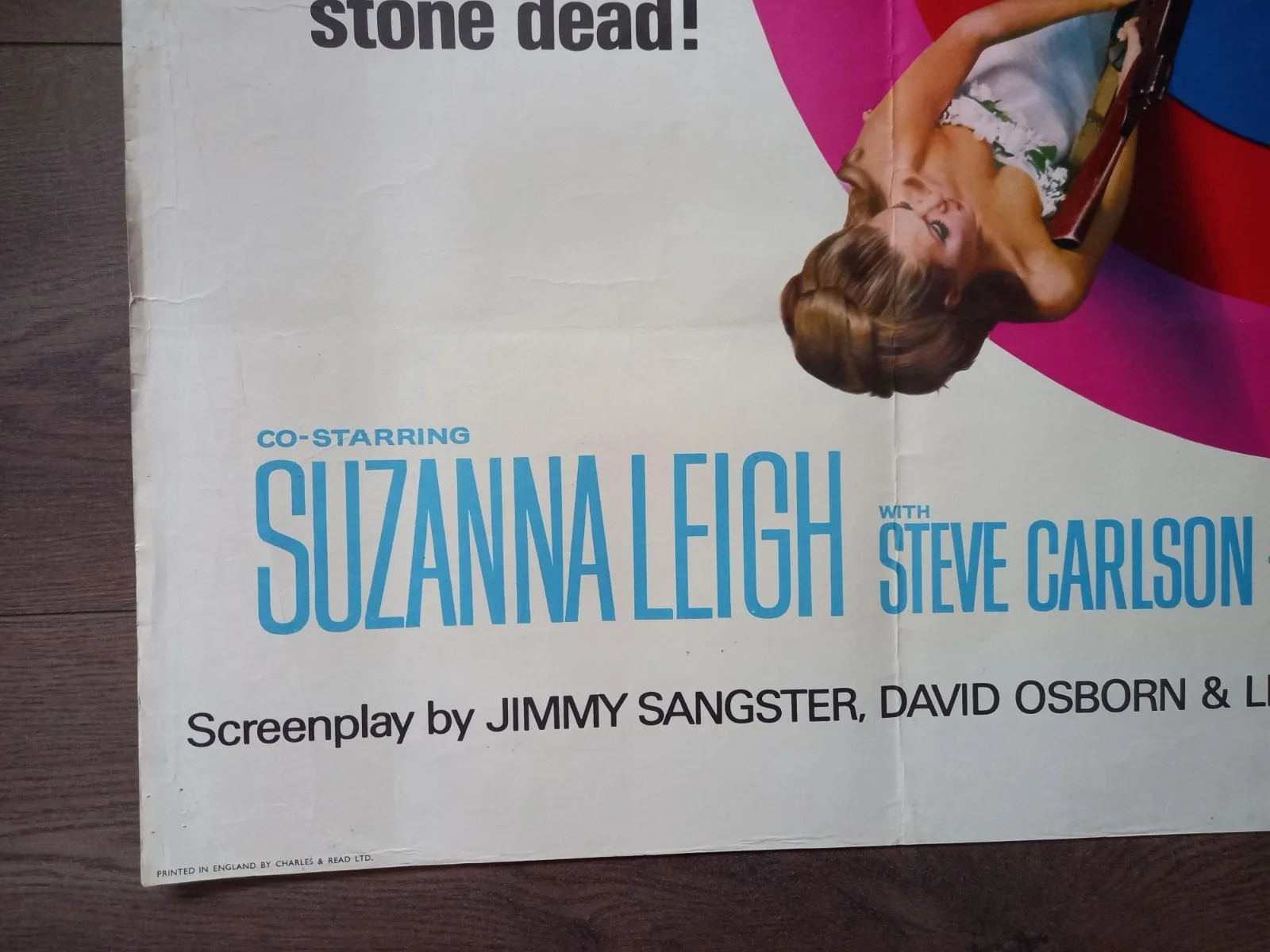 DEADLIER THAN THE MALE 1966 BRITISH QUAD POSTER RICHARD JOHNSON ELKE SOMMER, image 2