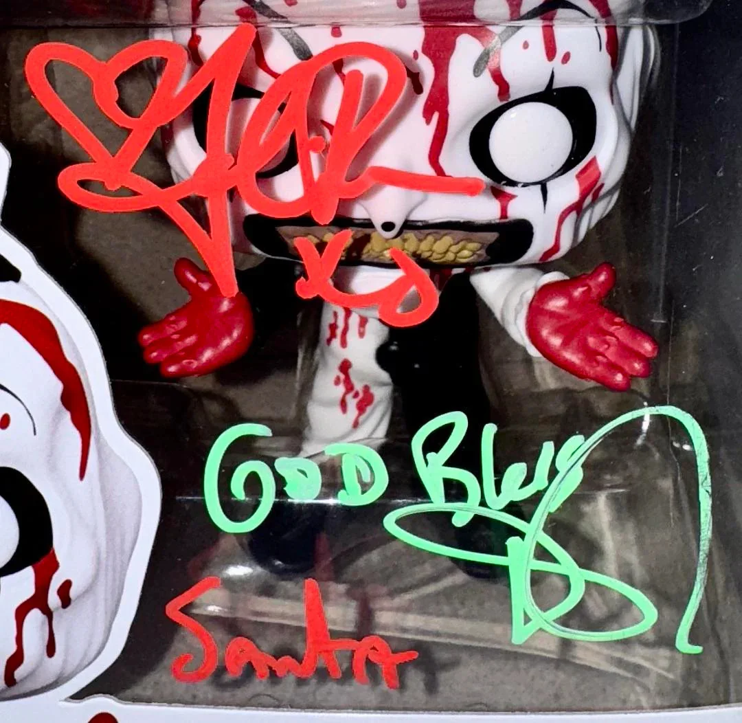 Daniel Roebuck — Daniel Roebuck Signed Funko #1592 "Art The Clown" (Terrifier) w/Inscription-SWAU, изображение 3