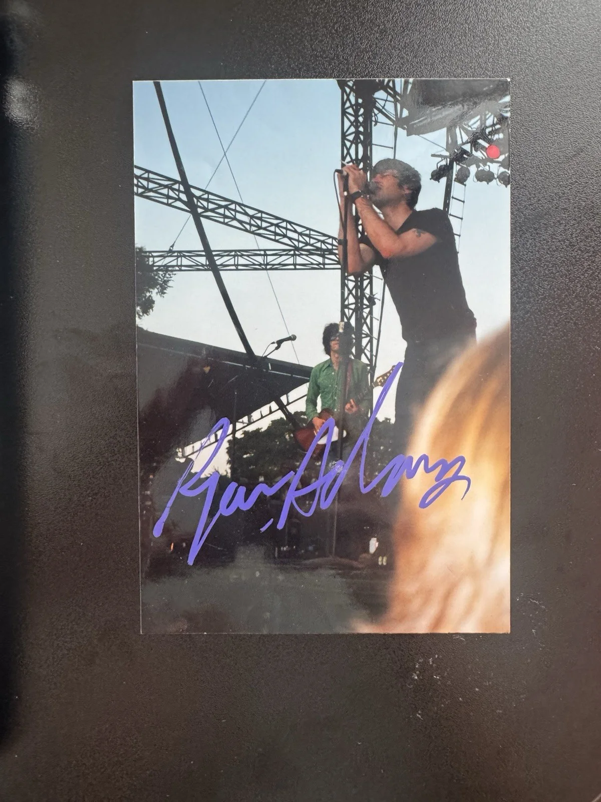 Ryan Adams Signed Concert Photo – Autographed 4x6 Live Performance Photo, image 2