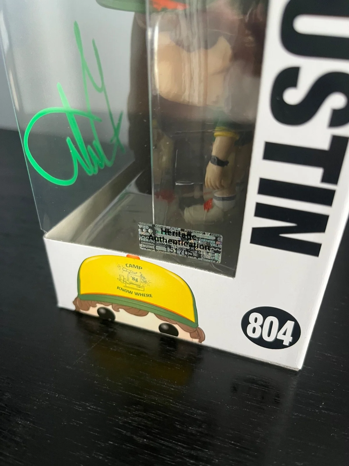 Gaten Matarazzo — Gaten Matarazzo Signed Dustin Stranger Things Funko - COA - AUTHENTICATED & CASE, изображение 4