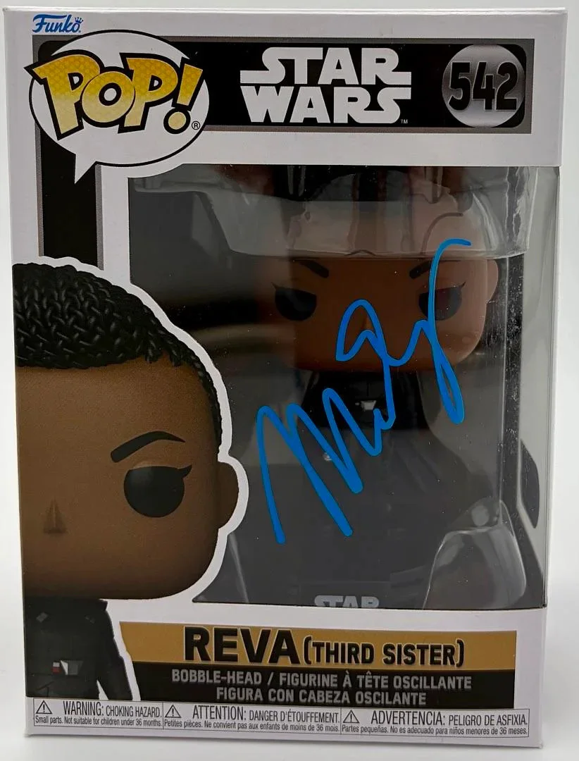 Moses Ingram — Moses Ingram signed "Reva" Funko #542 (Star Wars) - SWAU COA