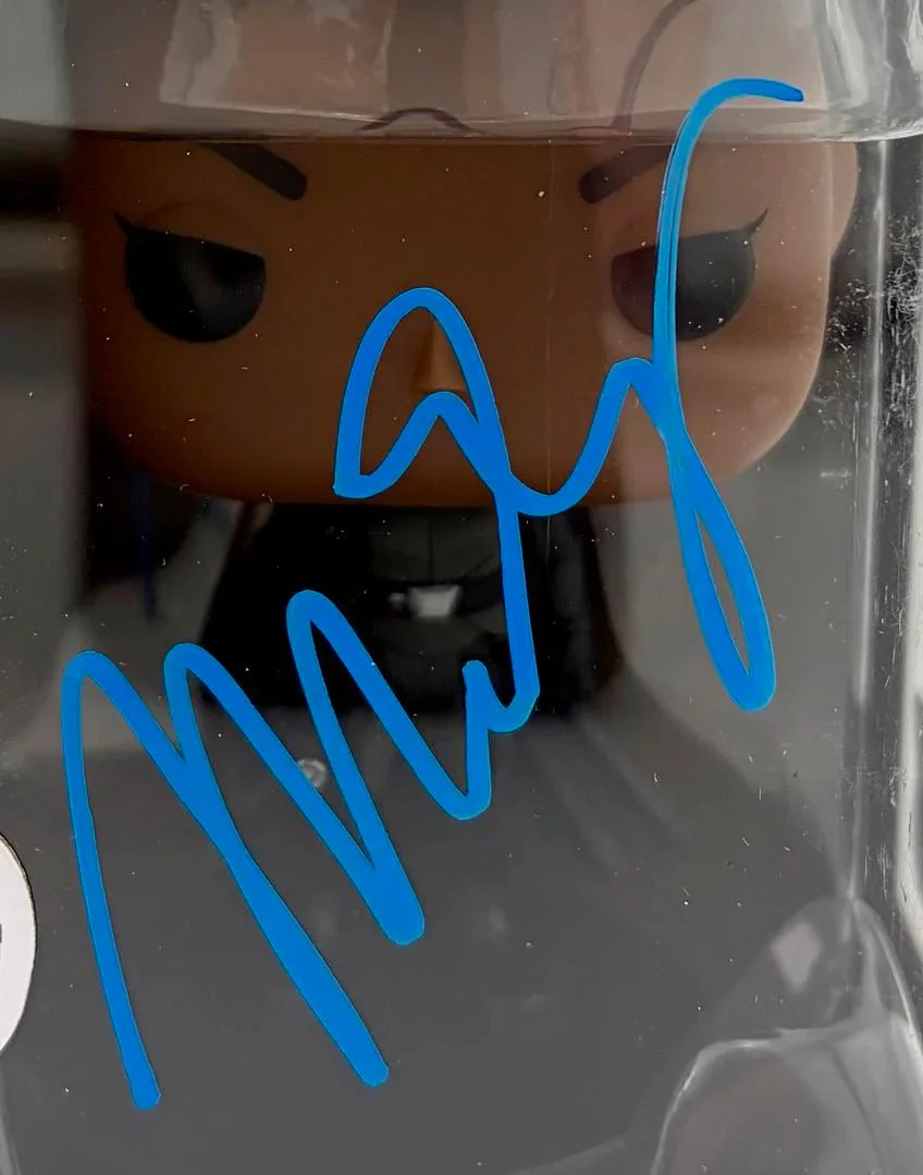 Moses Ingram — Moses Ingram signed "Reva" Funko #542 (Star Wars) - SWAU COA, изображение 2