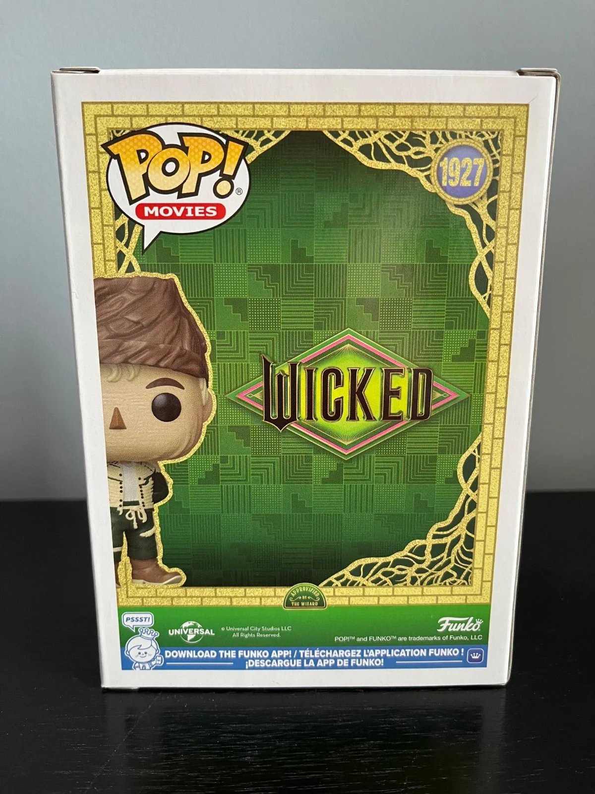 Jonathan Bailey — Jonathan Bailey Hand Signed SCARECROW Funko Pop #1927 WICKED FOR GOOD COA, изображение 5
