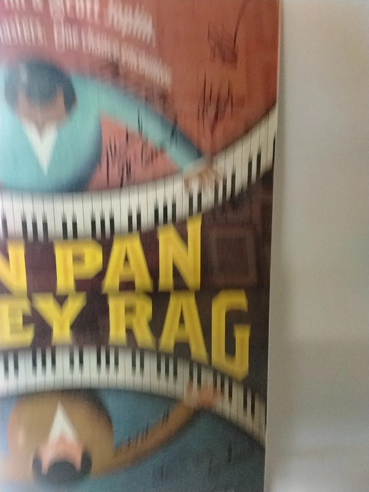 Signed The Tin Pan Alley Rag 2009 Window Card Poster Roundabout Theatre Off-Bway, изображение 3