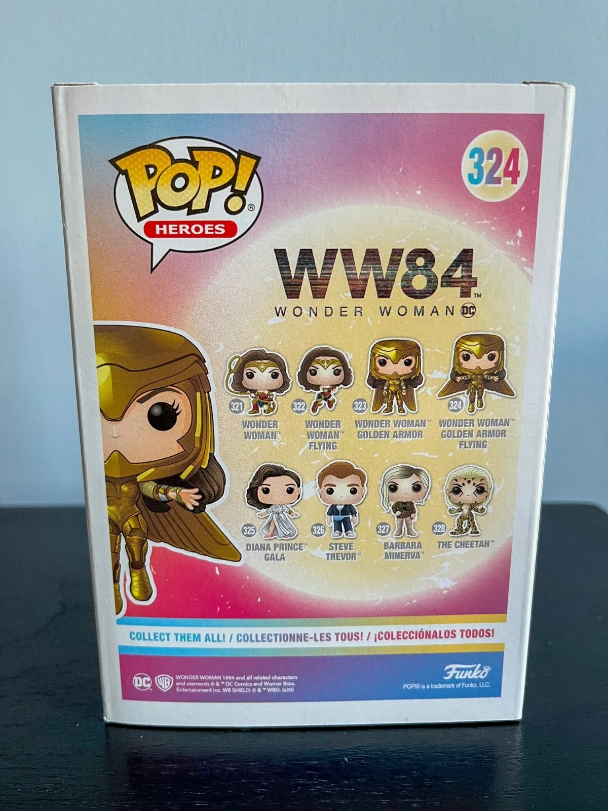 Gal Gadot — Gal Gadot Signed WONDER WOMAN Funko Pop! #324 AUTHENTICATED & CASE - VAULTED!, image 3
