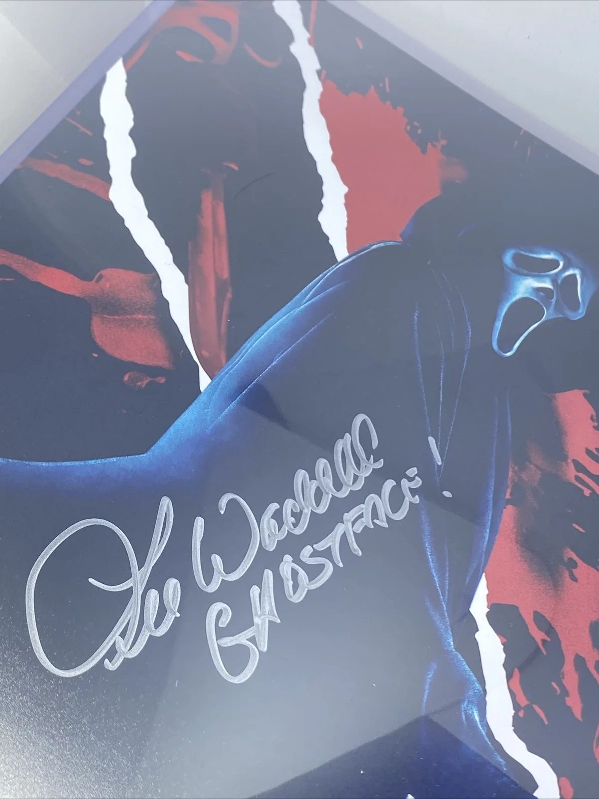 Lee Waddell — Scream Ghostface Lee Waddell Signed Autographed 8x10 Beckett Certified Inscribed, изображение 2