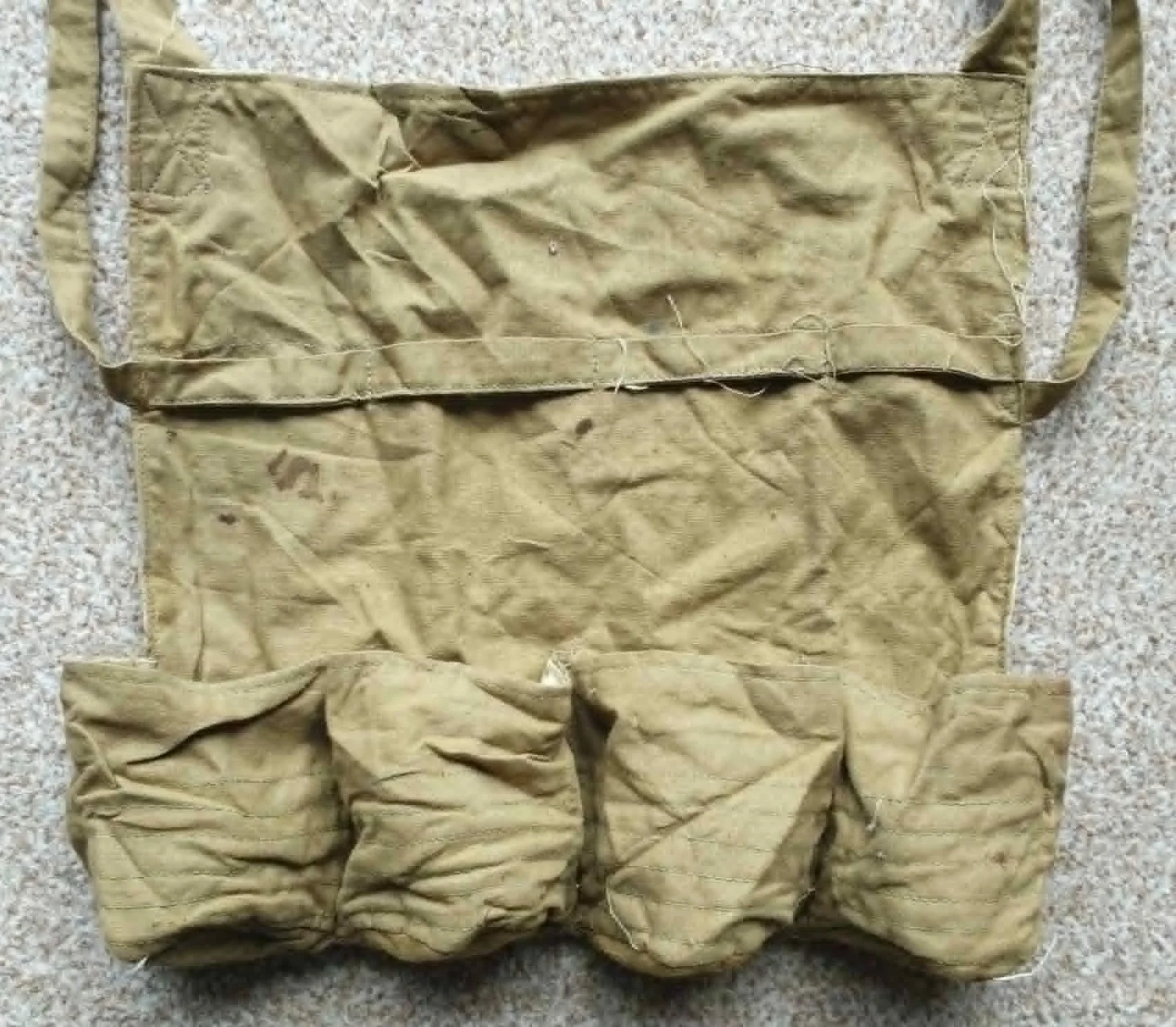 CHINESE KOREA TYPE 67 GRENADE POUCH PACK PROP COSTUME, image 2