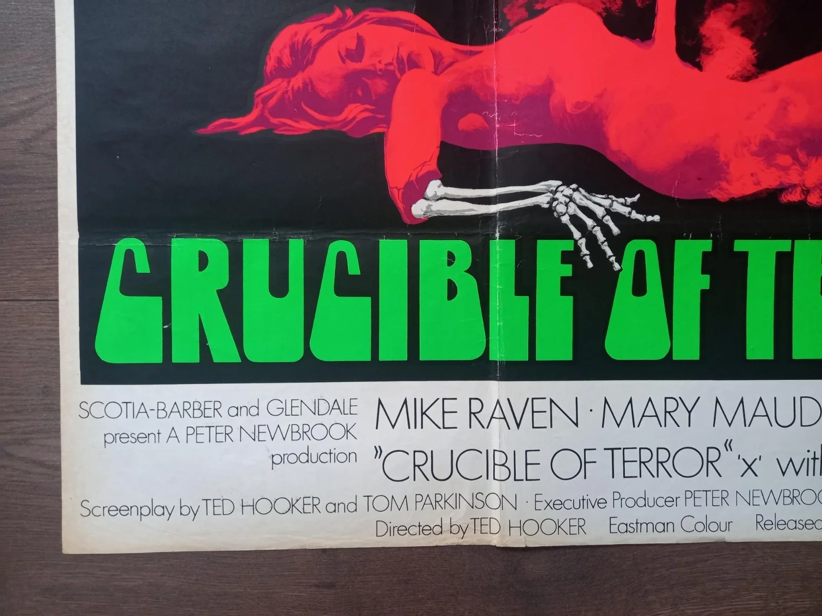 CRUCIBLE OF TERROR & LADY FRANKENSTEIN 1971 DOUBLE BRITISH QUAD POSTER, image 2