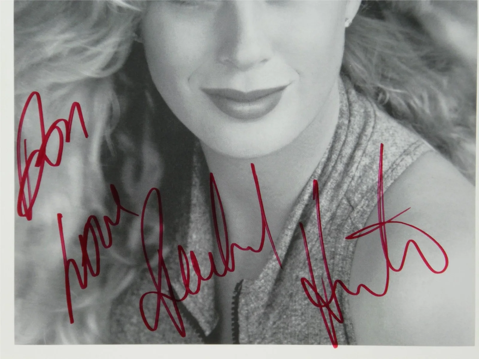 Rachel Hunter — Rachel Hunter Signed 8x10 Photo Autographed Personalized To Don, image 2