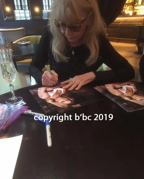 BRITT EKLAND 007 JAMES BOND GIRL AUTOGRAPH OFFICIAL B'BC SIGNING APRIL 2019, image 3