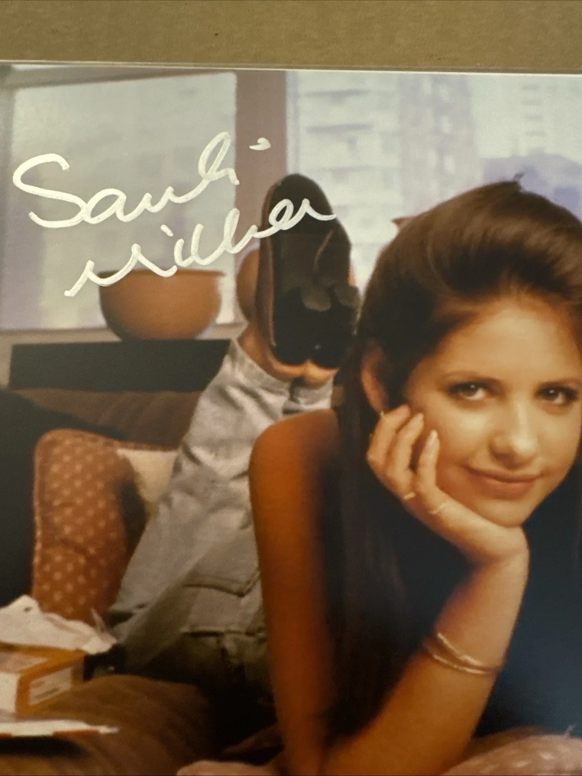 Sarah Michelle Gellar — Sarah Michelle Gellar Signed Buffy the Vampire Slayer 8x10 Photo Beckett, изображение 2