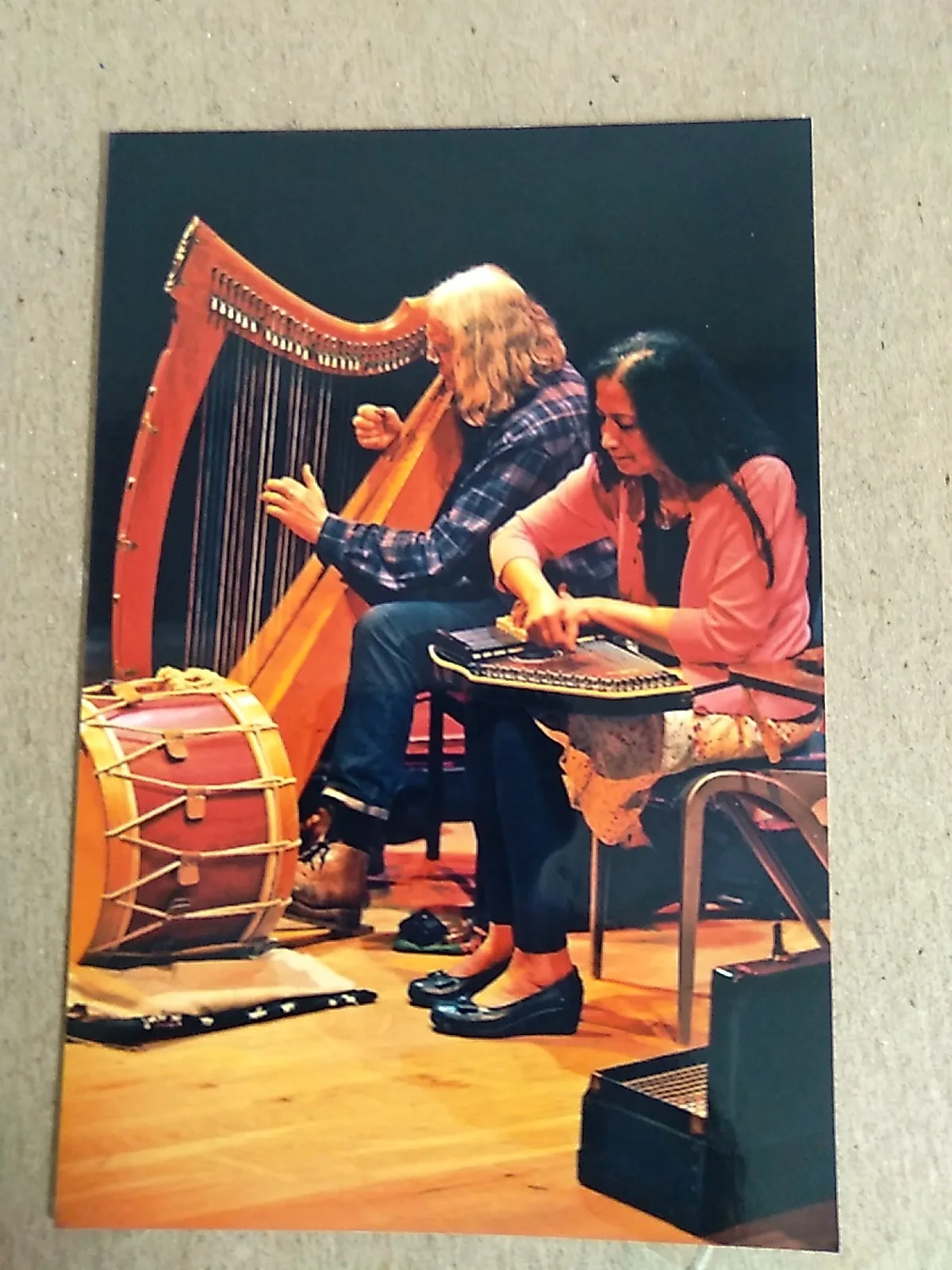 Robin And Bina Williamson Musicians Celtic Autographed 6x4 Photo Signed, изображение 2