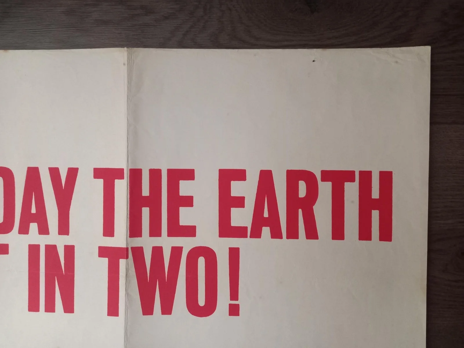 CRACK IN THE WORLD 1965 BRITISH QUAD POSTER DANA ANDREWS JANETTE SCOTT, image 4