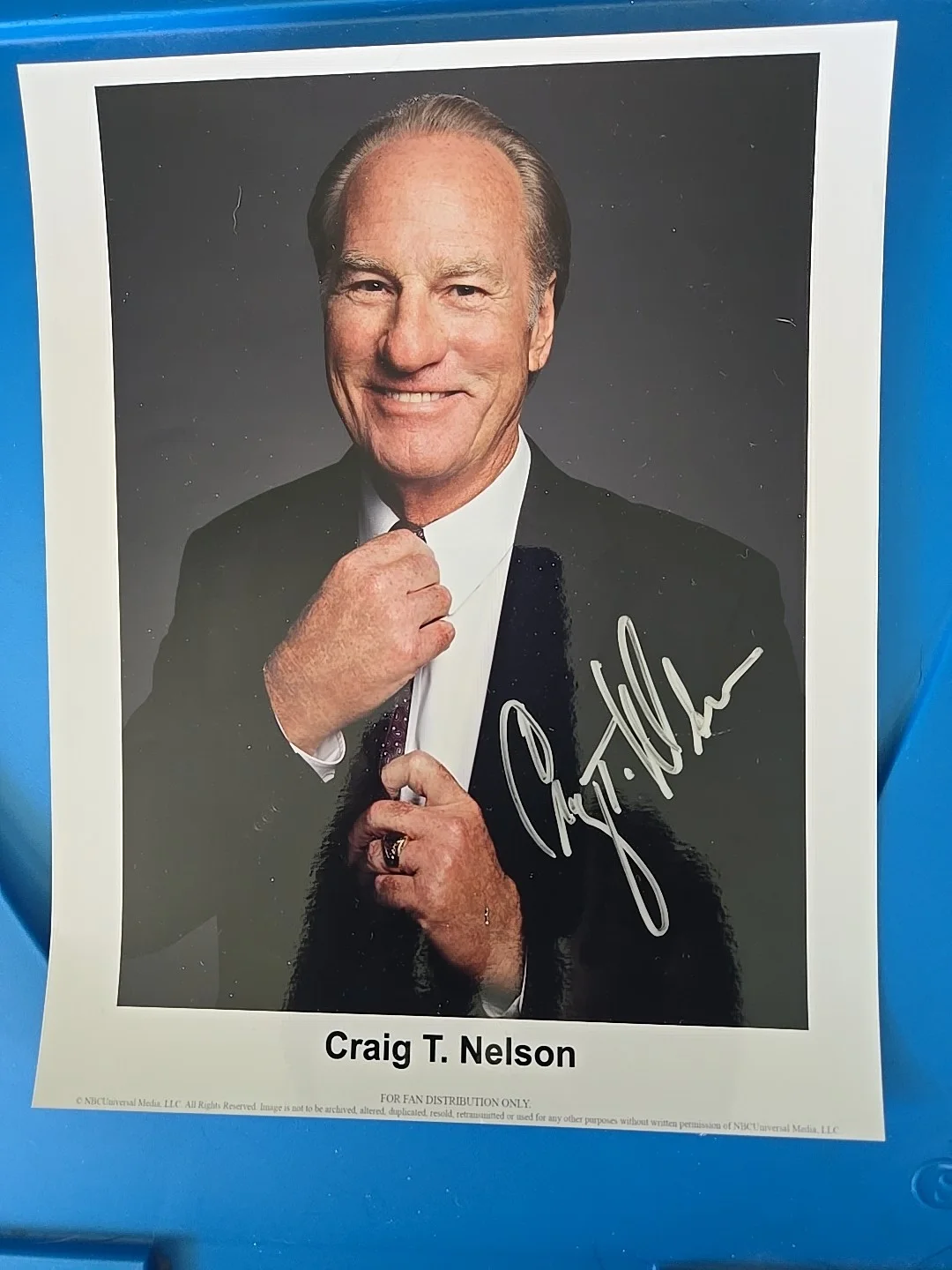 craig t. nelson — Craig T. Nelson ' Poltergeist ' Film-Stage-TV Signed 8x10 Photo