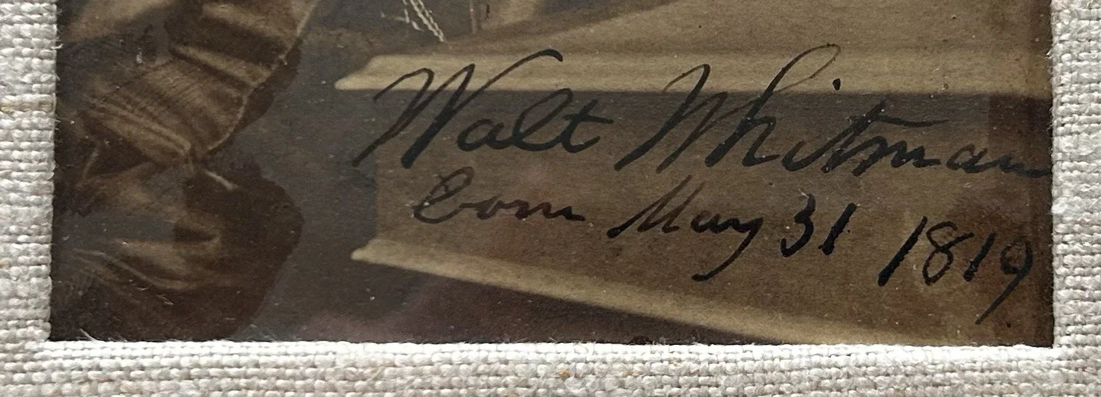 Walt Whitman — Walt Whitman Signed Photo - 1872, изображение 3
