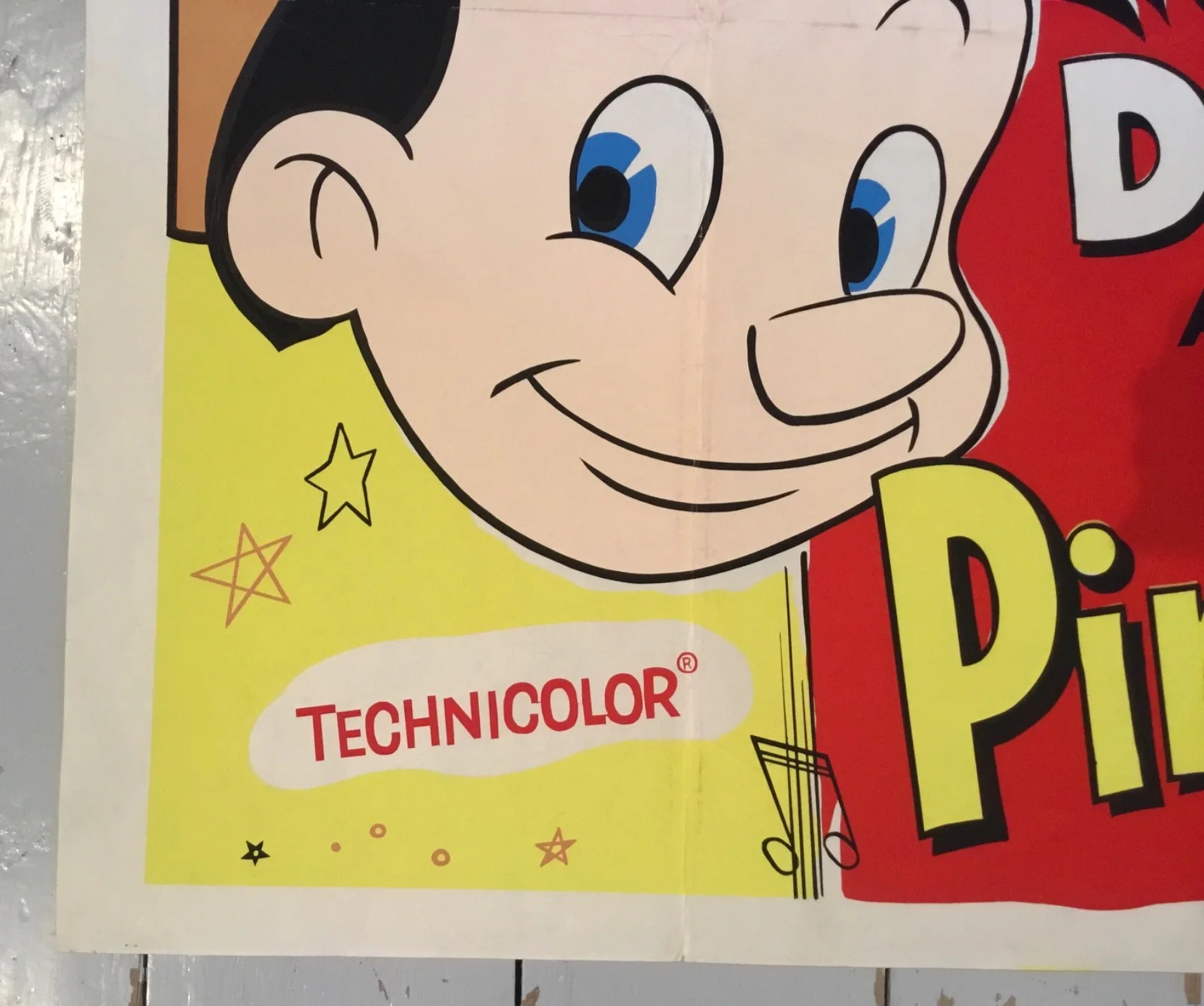 PINOCCHIO Walt Disney Quad Original Poster 30 X 40 '', image 4