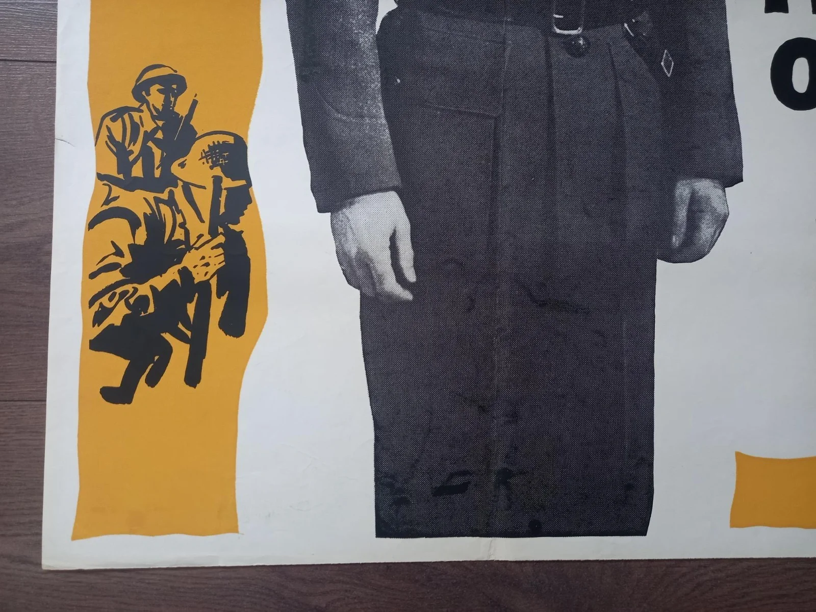 THE COURT MARTIAL OF MAJOR KELLER 1961 BRITISH QUAD POSTER LAURENCE PAYNE, изображение 2