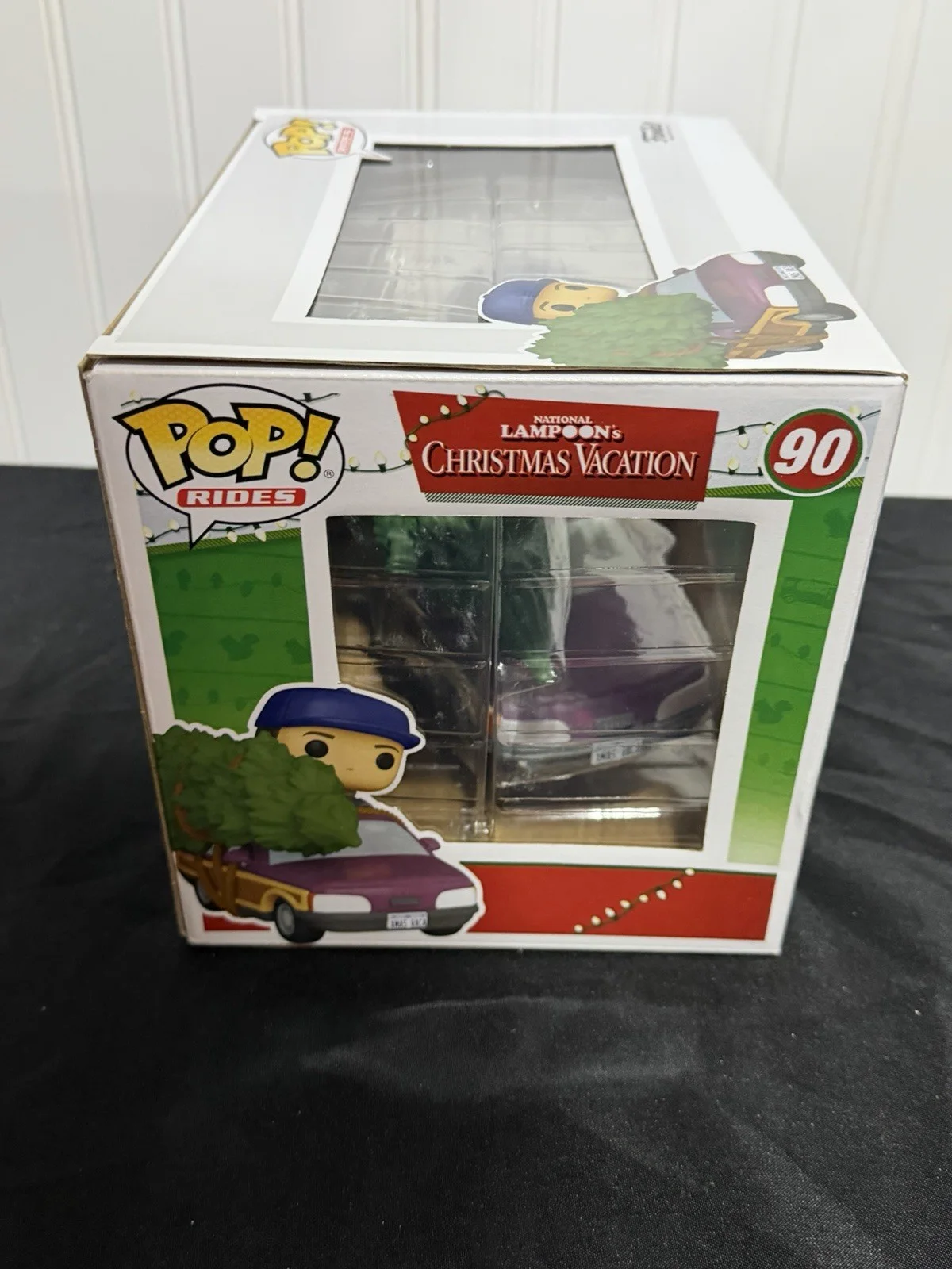 Chevy Chase — Chevy Chase Signed Clark Griswold Funko Pop #90 Christmas Vacation Beckett RARE, изображение 4