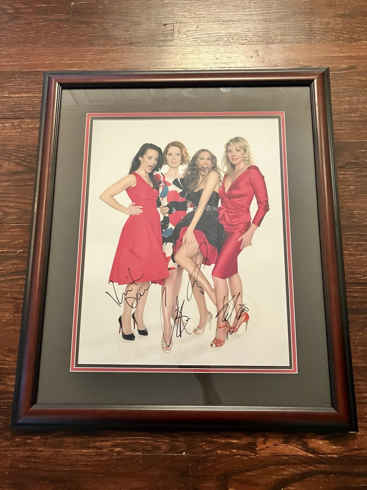 Cast — SEX AND THE CITY 16x20 Photo Poster SIGNED & Framed CAST Photo w/ Hologram COA