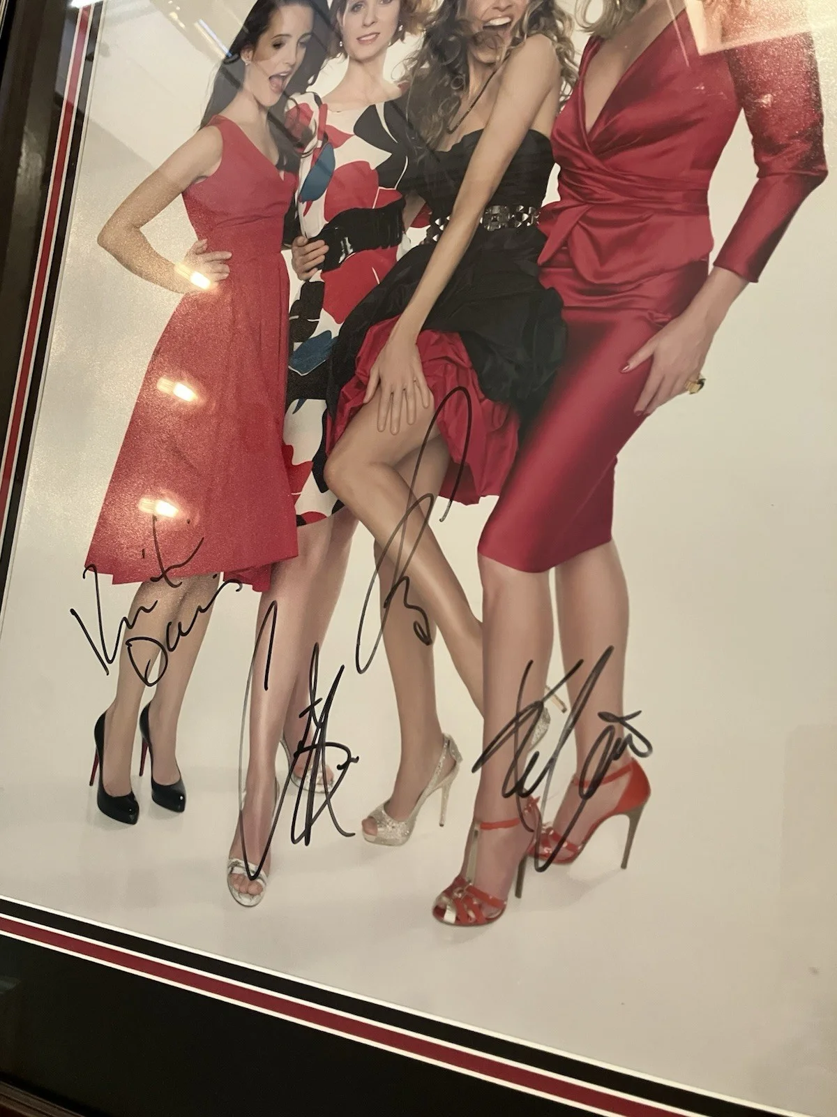 Cast — SEX AND THE CITY 16x20 Photo Poster SIGNED & Framed CAST Photo w/ Hologram COA, изображение 2