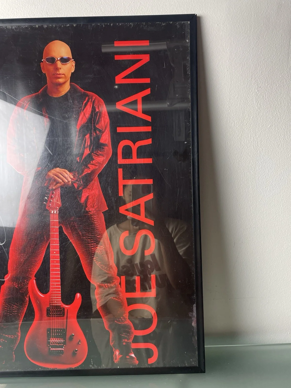 Joe Satriani SIGNED Guitarist Framed Poster 24"x18" Concert Tour Autograph, изображение 2