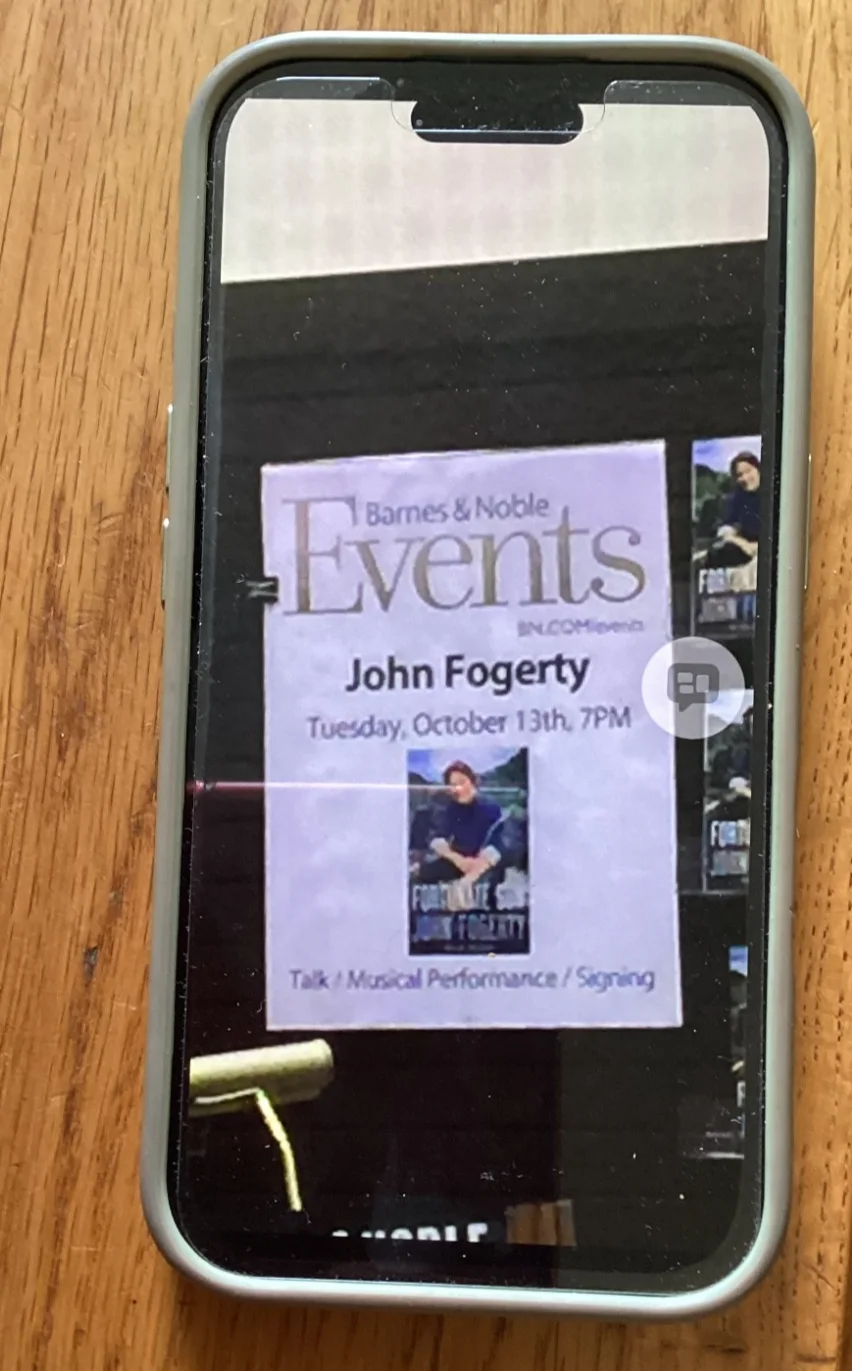 JOHN FOGERTY AUTOGRAPHED HIS SELF TITLED "ROCKIN ALL OVER The WORLD" 1975 RECORD, image 3