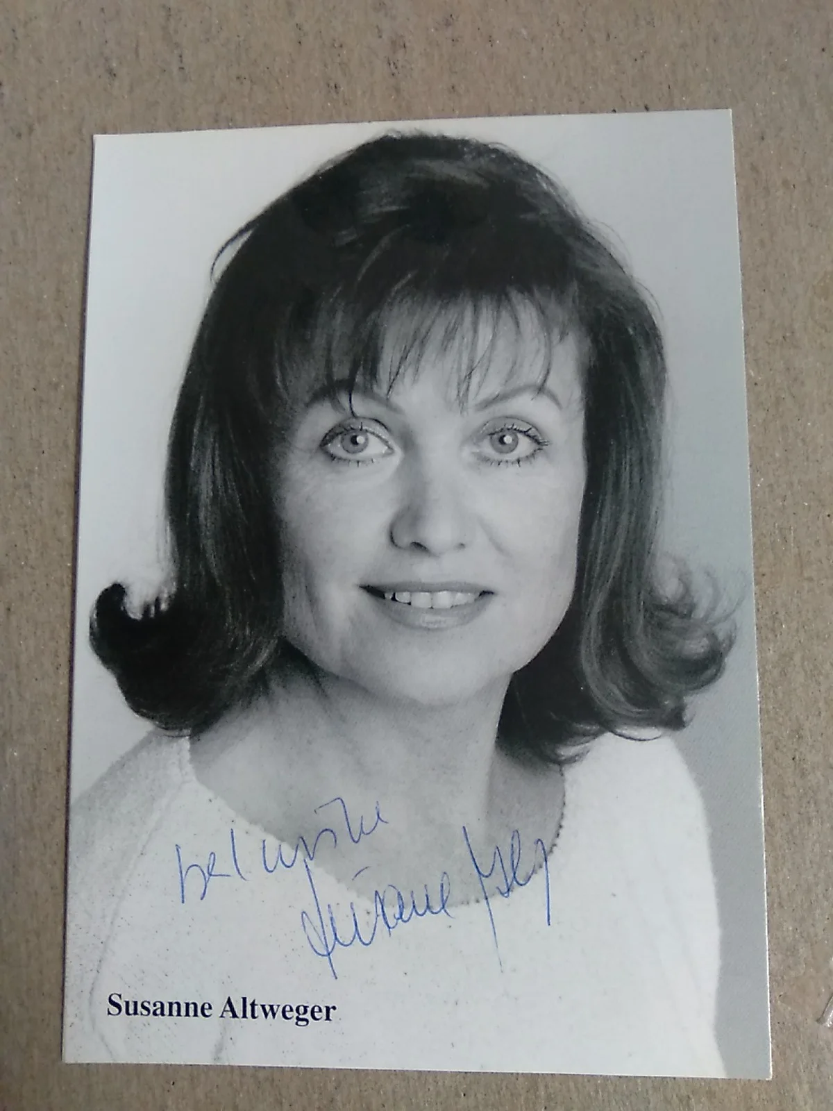 Dr. Susanne Altweger Actress Director Coach Autographed 6x4 Photo Signed, изображение 2
