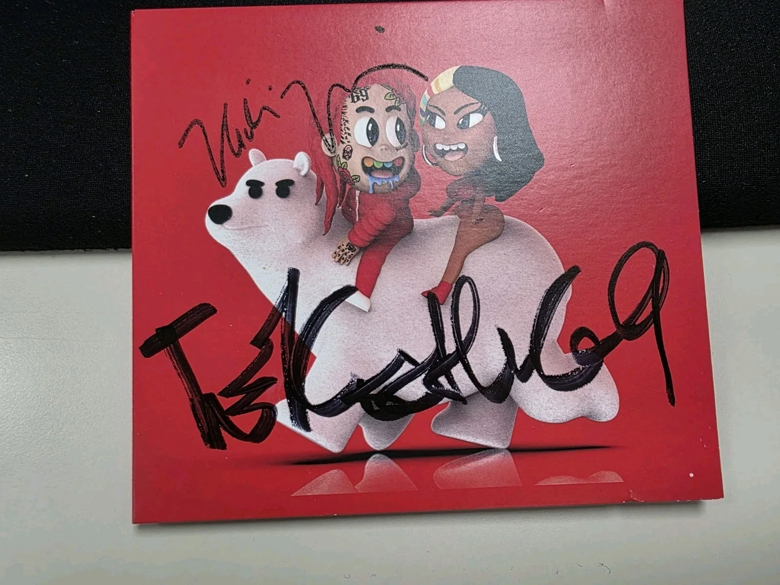 Tekashi 69 - 6ix9ine - Nicki Minaj - Trollz 2020 CD Single - Signed/Autographed, image 3