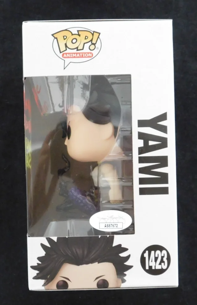Christopher Sabat — Christopher Sabat Signed Black Clover Yami Funko Pop 1423 - JSA Authentication, image 2